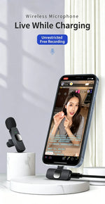 Wireless Lavalier Microphone – Clip-On Mic for Content Creators