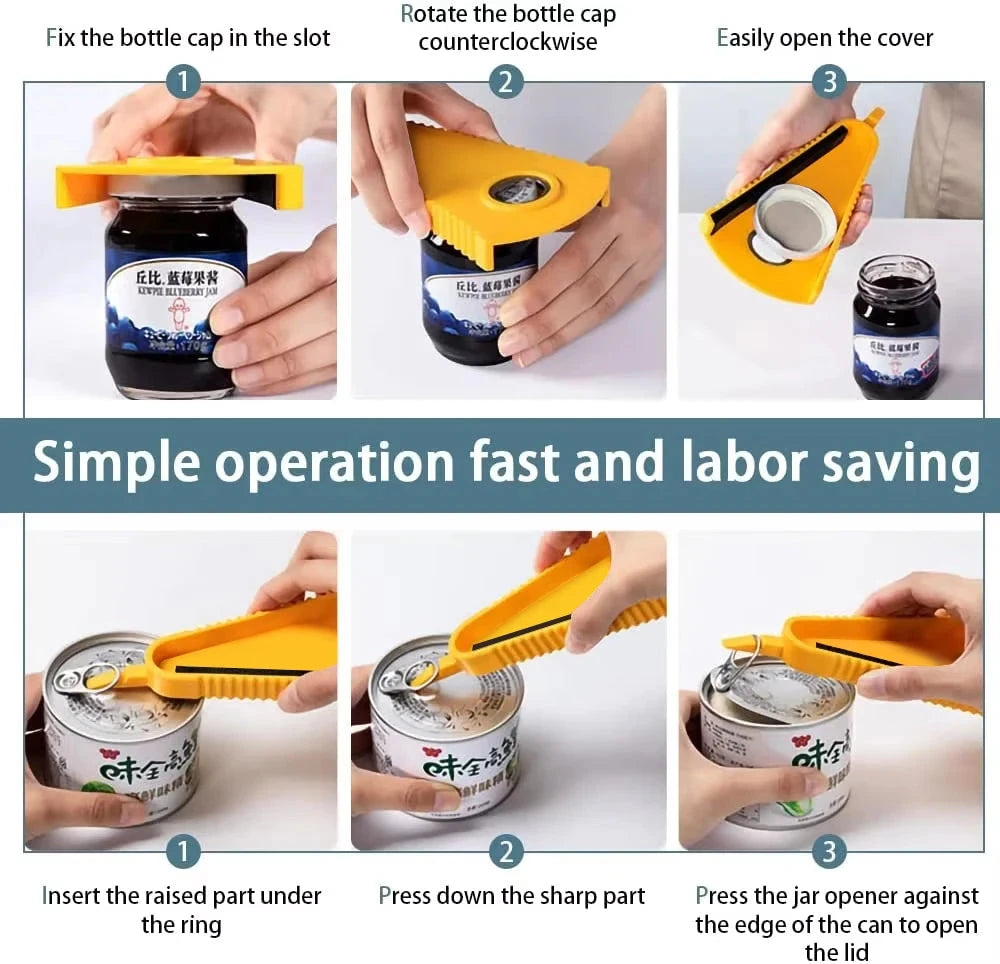 Multifunctional Jar And Bottle Opener